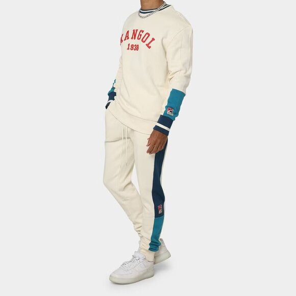 Kangol Retro Joggers  Beige  Size Large Streetwear Style: K9292-BEIGE - Picture 1 of 5